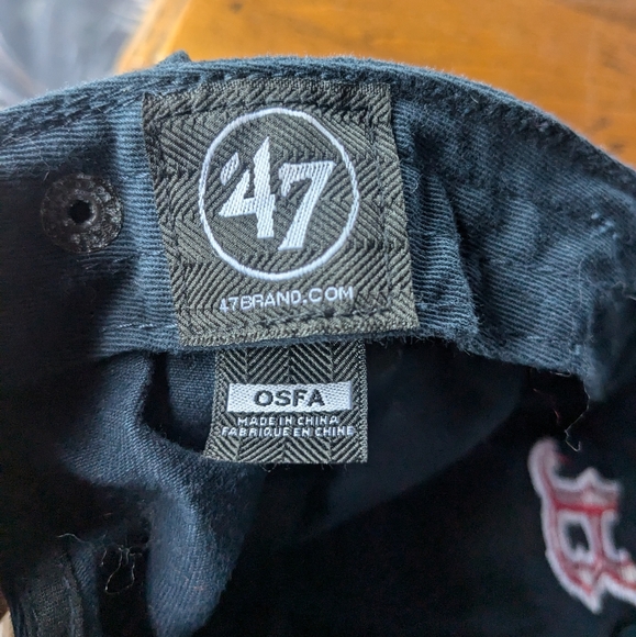 Boston Red Sox 47 Brand Baseball Hat Blue One Size - Picture 3 of 3